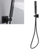 Wall Mounted Shower Set Black High Pressure Shower Head with