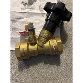 Gruvlok MBV-9510 Series 1 in. Sweat Brass Circuit Balancing Valve NEW /Italy