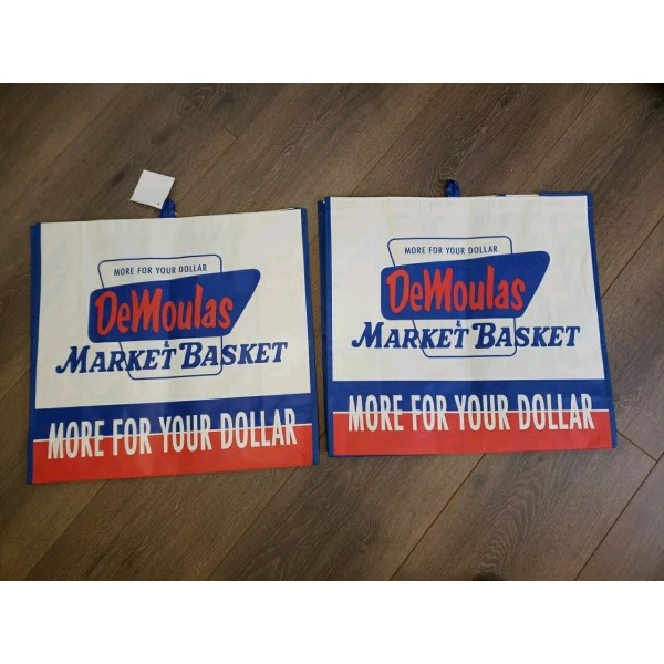 Market Basket 2 Demoulas Market Basket Reusable Shopping Bags Large
