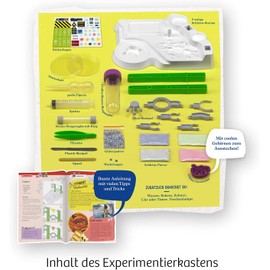 KOSMOS 643607 Schleim-Labor, Die verrrückte Glibber-Alien-Station, Schleim im eigenen Labor selbst herstellen und schleimige Experimente durchführen, Experimentierkasten für Kinder ab 8 Jahre