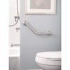 Moen Brushed Nickel Bathroom Safety 16-Inch Stainless Steel Angled Shower