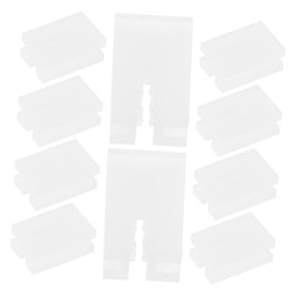 PartyKindom 10pcs Radiator Protective Cover Hooks Radiator Radiator Anti Vibration Inserts Radiator Bracket Radiator Inserts Shockproof White Plastic Hook Set