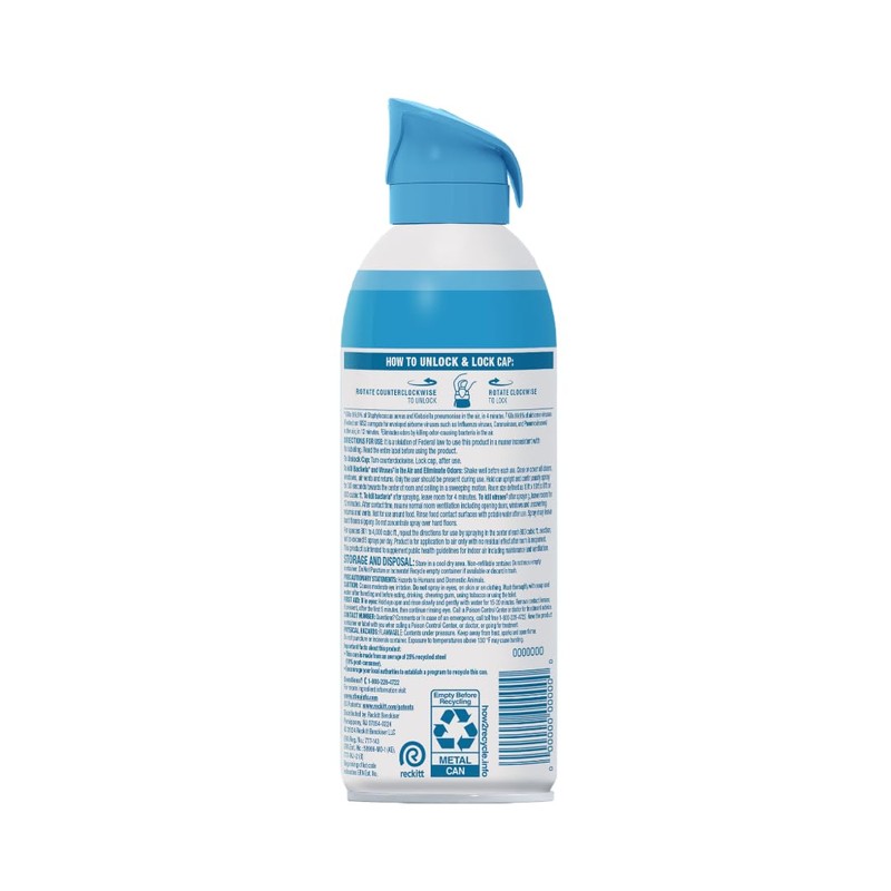 Lysol Air Sanitizer Spray, For Air Sanitization and Odor Elimination,