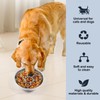 MEWMI&WANGW Slow Feeder Dog Bowls Insert Soft Silicone Slow Eating