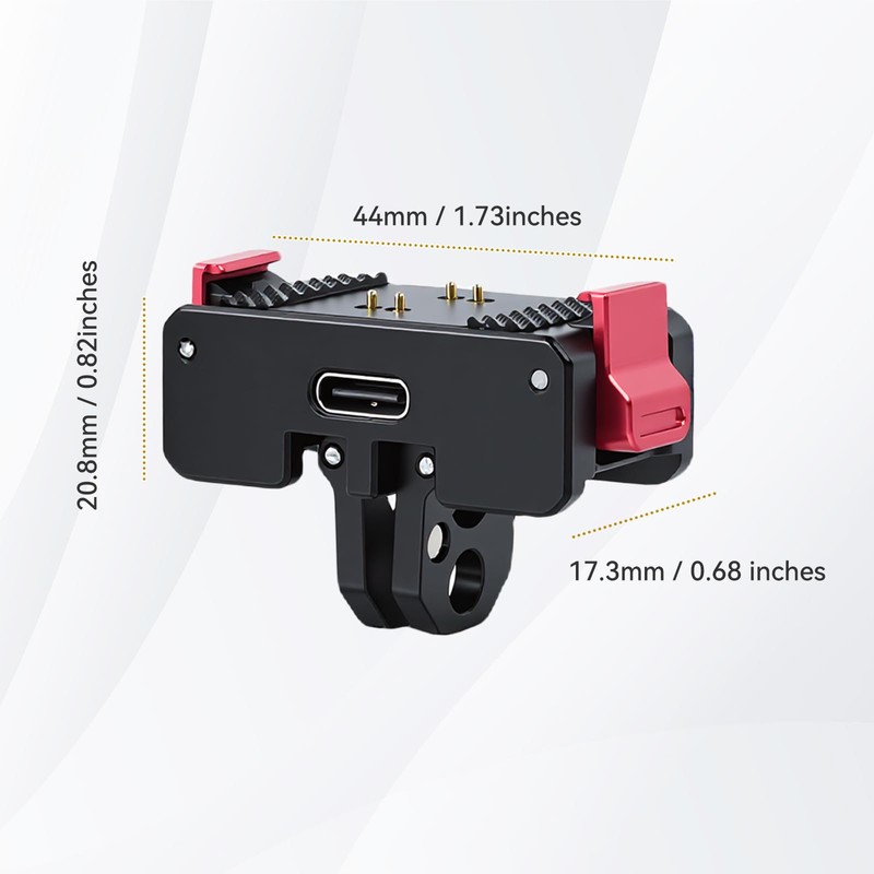 UTEBIT Magnetic Quick Release Charging Adapter Mount for DJI Osmo