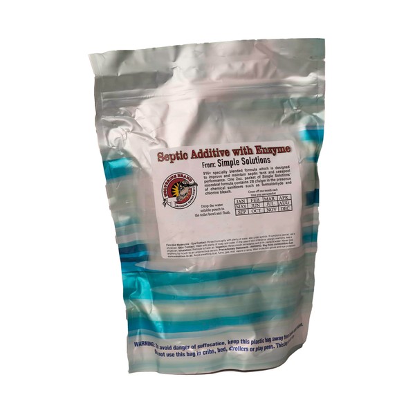 Simple Solutions Distributing BS916 Plus Microbial Septic Treatment Easy Flush