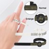 SNONESIY Pack of 18 Ring Reducers Invisible Ring Size Adjusters