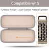 co2CREA for Turtlebox Ranger Speaker Hard Carrying Travel Case, Sand