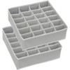 Simple Houseware 2 Pack Closet Sock Organizer, 24 Cell Drawer