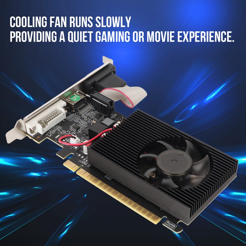 Low Profile GPU 4G DDR3 128bit 700MHz 1400MHz HD DVI