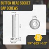 DTGN 1/4"-20x1-1/2 Button Head Socket Cap Screws - 10Pack -