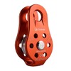 JEELAD Climbing Pulley 26kN Micro Single Pulley Fixed Pulley Rope