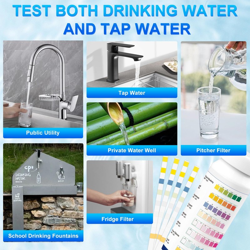 Lead Water Test Kit 2026 Upgraded 8 in 1 Home