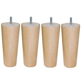 Margot – Set of 4 Cottage Conical Feet for Slatted Frame 5.5 x 5.5 x 18 cm