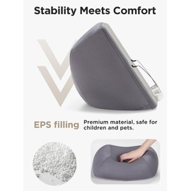 InnoGear InnoGear Lap Beanbag Pillow Stands Book Holder, Hands-Free Tablets Mount Holder Cozy for Reading in Bed Desktop Accessories for iPad Kindle Books E-Reader