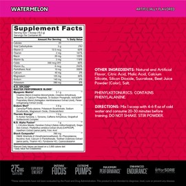 BSN N.O.-XPLODE Pre Workout Powder, Energy Supplement for Men and Women with Creatine and Beta-Alanine, Flavor: Watermelon, 60 Servings