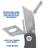 Sheffield Folding Utility Knife, Accepts Standard Utility Knife Blades, Box