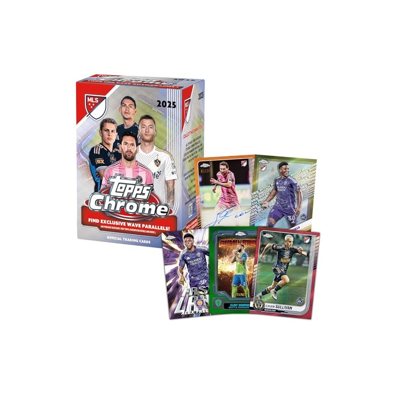 Topps Chrome MLS 2025 - Factory Sealed - Value Box