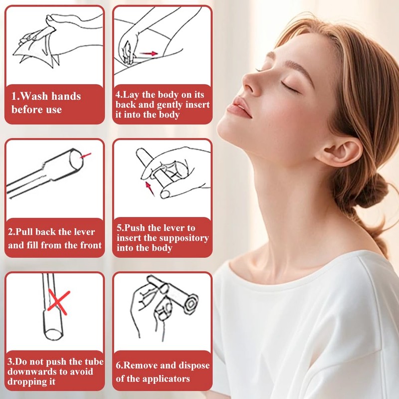 Disposable Suppository Applicator Caliber 9mm Disposable Personal Vaginal Applicators Portable