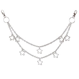 1 pcs Vintage Pants Chain Chain Belts for Women, Chain Belt Layered Pocket Chain Waist Chain Body Accessories for Women Girls, Rock Wallet Chain