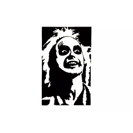 Unbranded Beetlejuice BLACK vinyl decal weatherproof dishwasher-saf