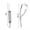 Stainless steel shrimp peeler creative kitchen cooking seafood quick sheller