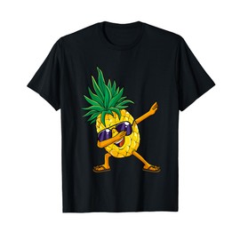 Dabbing Pineapple Hawaii Dab Dance Hawaiian Kids T-Shirt
