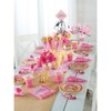 Creative Converting 317378 16 Count Paper Beverage Napkins, Pink Bandana
