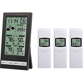 Ambient Weather WS-2700-X3-AC Advanced Wireless Weather Station w/ 3 sensors & AC Adapter
