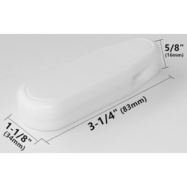2pcs Cord Weight 70g Spare for Roller Blinds White Cord Vertical Blind Chain Cord Loop Weight Suitable for Vertical Roller Roman Blinds Chains and Curtain Cords
