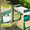 Saker Garden Kneeler and Seat Foldable Gardening Stool with Extendable