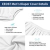 EEOST Adult Diaper Cover for Incontinence Noiseless Leak-Protection Underwear Plastic