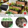 SolaceShine 63" X 83" Raised Garden Bed Liner Non Woven