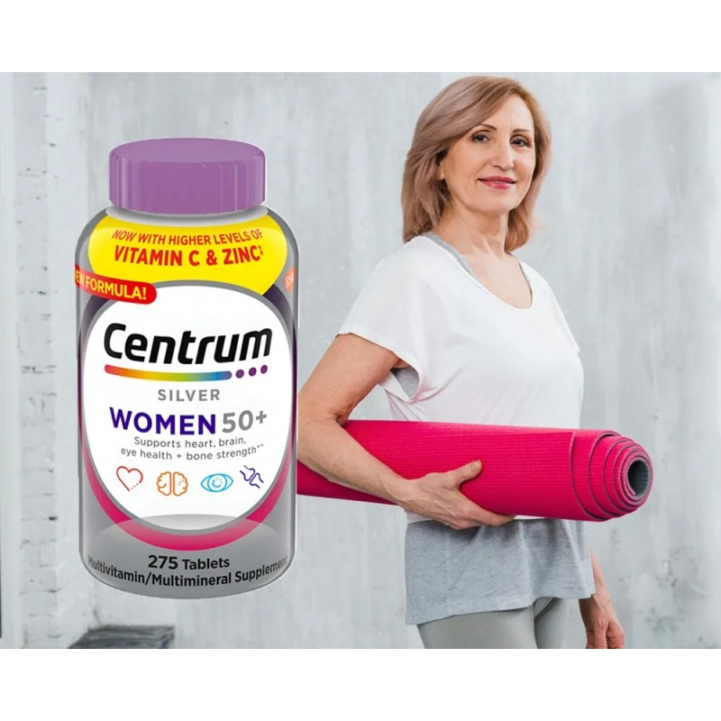 Paq. Centrum Silver Men & Women 50+ (550 Tabletas) Vitaminas
