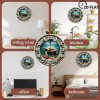 10-Inch Wooden Clock for a Magic Enthusiast with a Top