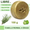 Shampoo Sólido de Romero y Bergamota, Control de Caída,100gr