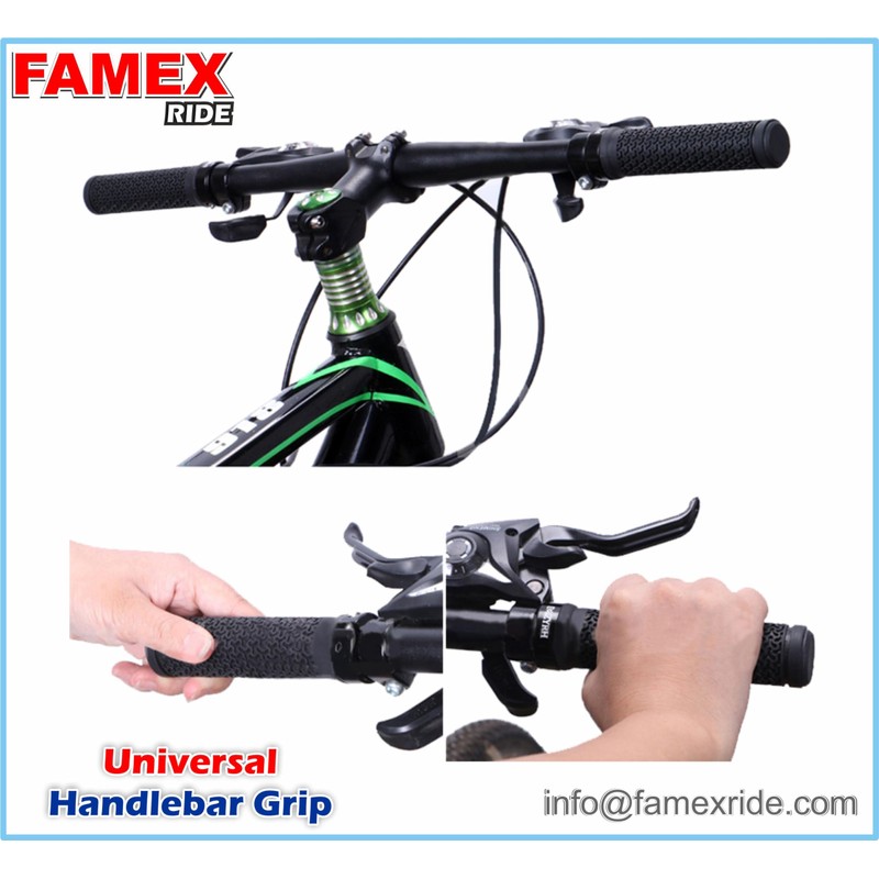 FAMEX RIDE Premium Bike Handlebar Grips,Mountain Bike Grips with Soft