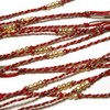 Red String Bracelet, 14K Gold Filled beaded Bracelet, Good Luck