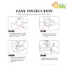 Easy-Going 4 Pieces Microfiber Stretch Recliner Slipcover – Spandex Soft
