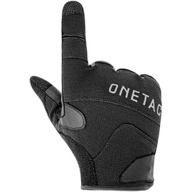 ONETAC Tactical Kevlar Liner Cut Resistant Duty Patrol Search Operator Gloves Touchscreen Compatible (Black/Black, XXLarge)