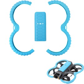 CERFFOOL Propeller Guard Protector and Back Cover Case for DJI Avata 2 Drone Back Protection Plate Bumper Paddle Blade Anti-Knock Anti-Bump Anti-Scratch Protective Cover Drone Accessories (Blue)