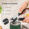 Stainless Steel Manual Can Opener with Ergonomic Non-Slip Handles, Multifunctional