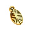 Oval Shaped Beehive/Reeded Door Lock Keyhole Escutcheons in Various Finishes