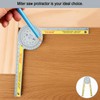 Angle Measurement Tool,360 Protractor,Angle Finder Tool,Protractor 360,m1 Caliber Miter Saw