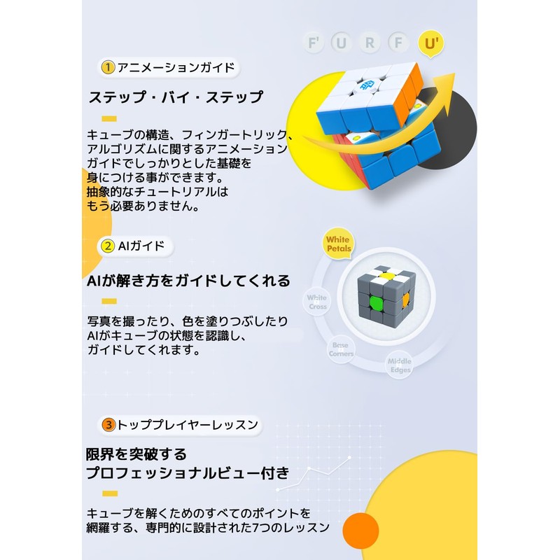 Gancube GAN 356 i carry S Stickerless Smart Cube Cube