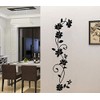 COVPAW® Wall Sticker XXL Flowers Tendril Rose Wall Sticker Mural
