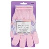 CALA - guantes exfoliantes de baño (2 pares, color rosa