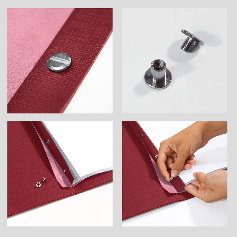 Sigel SM191 Single transparent pockets, for menu folders with screw