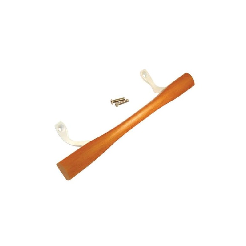Barton+Kramer+White+Side+Mount+Sliding+Door+Handle+Brown+1+pk+(439WC)