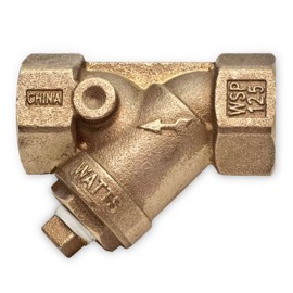 Watts 1-1/4" FNPT Watts Brass Y-Strainer 400 WOG 125 WSP